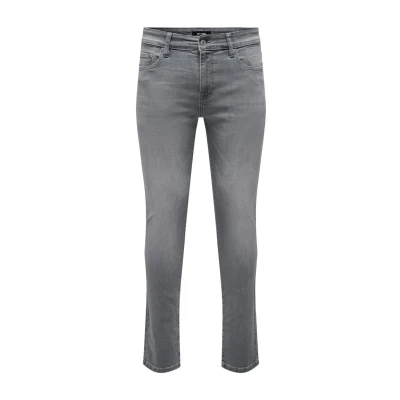 Abbildung von Only &amp; Sons Jeans Slim Fit, Herren, Größe: 28x32, Light grey denim