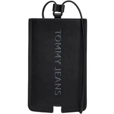 Abbildung von Tommy Jeans MUST Phone Pouch Handyhülle, Damen, Größe: One Size, Black