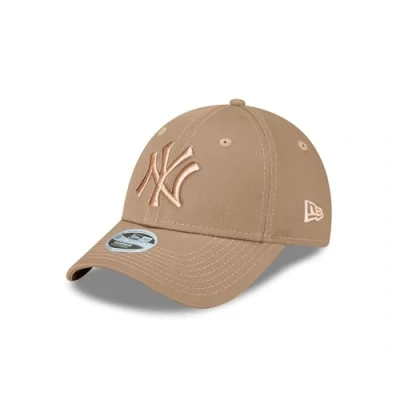Abbildung von New Era MLB Baseball Kappe Damen Frauen Mädchen York Yankees 9Forty Cap verstellbar Strapback Hellbraun One Size