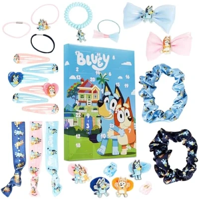 Abbildung von Bluey Adventskalender 2024, Haarschmuck &amp; Accessoires für Mädchen