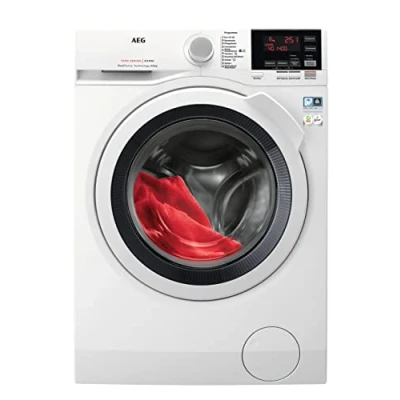 Abbildung von AEG L7WBA60680 Waschtrockner / DualSense schonende Pflege 8 kg Waschen 5 Trocknen D energiesparend Mengenautomatik Nachlegefunktion ProSteam Auffrischfunktion 1600 U/min Weiß