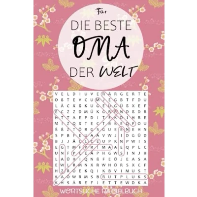 Abbildung von Wortsuche Rätselbuch für die beste Oma der Welt: kleines Geschenk Großmutter Suchsel Buch Senioren 100 Wortpuzzles