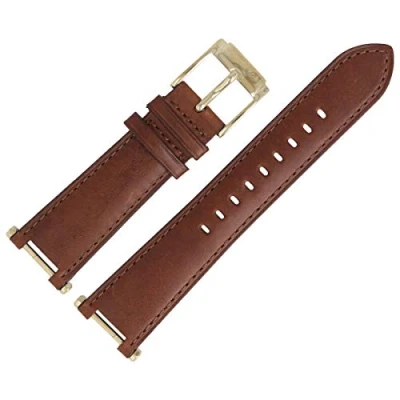 Abbildung von Michael Kors Uhrenarmband 20mm Leder Braun MK 2249