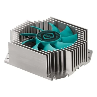 Abbildung von Iceberg Thermal IceFLOE T65 ITX Low Profile 3 Heatpipe Extrusion Aluminium Kühlkörper HTPC CPU Kühler mit 80mm Lüfter