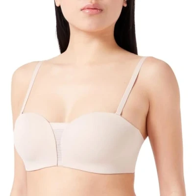 Abbildung von Triumph FLEX Smart trägerloser/variabler BH, Damen, Größe: 85A 95C, Soft praline