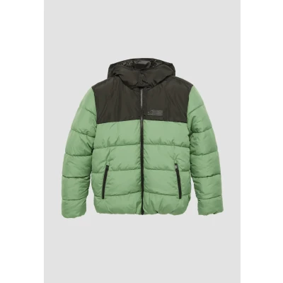 Abbildung von s.Oliver MIT Kontrastdetails Winterjacke für Kinder, Größe: 158/164, Hellgrün