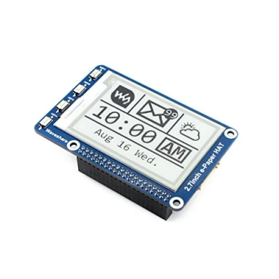 Abbildung von Waveshare 2.7 Inch E Paper Display HAT Module Kit 264x176 Resolution 3.3v ink Electronic Screen with Embedded Controller for Raspberry Pi 2B 3B Zero W SPI Interface