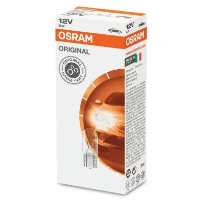 Abbildung von OSRAM ORIGINAL LINE 2886X Glühlampe, Innenraumleuchte Sockelglühlampe 12V 6W BMW: 3 Saloon