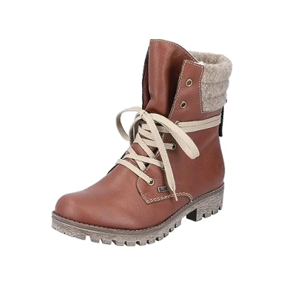 Abbildung von Rieker Damen 78531 Mode Stiefel, Rotbraun/Wood / 25, 40 EU