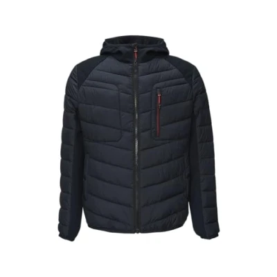Abbildung von s.Oliver Herren 2150254 Pufferjacke aus Softshell, 5978 Blau, L