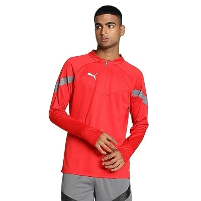 Abbildung von Puma Teamsport Textil Teamfinal Training Langarmshirt, Herren, Größe: Large, Rotsilber