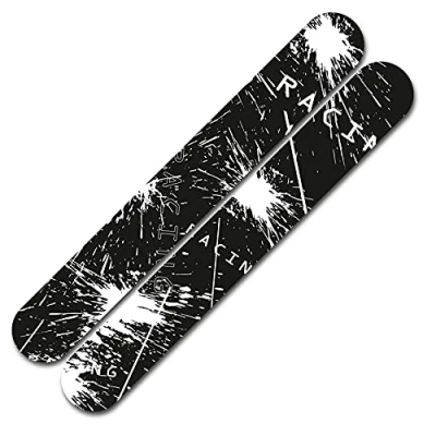 Abbildung von Finest Folia Fahrrad Kettenstreben Schutz Aufkleber Folie Lackschutz R160 (09 Racing Weiß)