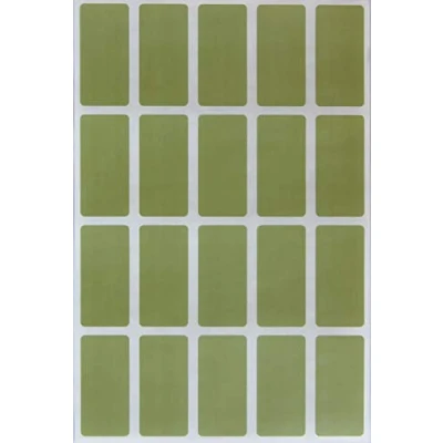 Abbildung von Etiketten Olivgrün 40 mm x 19 Aufkleber 4 cm 1,9 viereckige 300 Stück von Royal Green