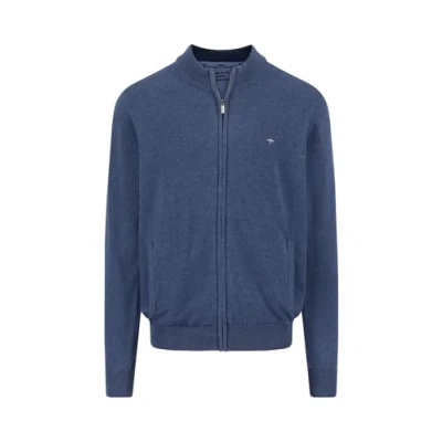 Abbildung von Fynch Hatton Sweatjacke, Herren, Größe: Large, Navy