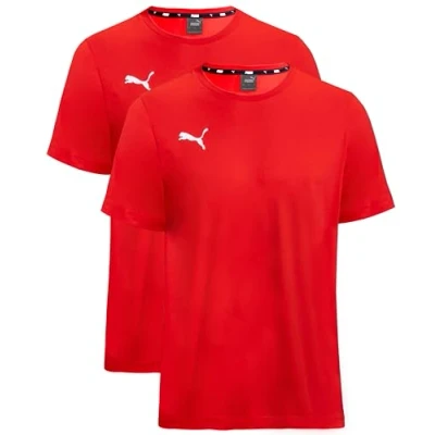Abbildung von PUMA T Shirt 2er Pack Doppelpack Red Gr. L