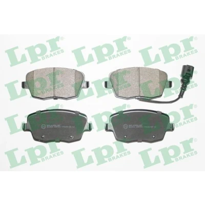 Abbildung von LPR 05P973 Bremsbelagsatz SKODA: Fabia 2, 1 Combi, Roomster, SEAT: Ibiza 4 Sportcoupe, 3, Córdoba II Saloon, VOLKSWAGEN: Polo IV Hatchback