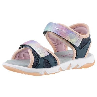 Abbildung von Superfit Pebbles Trekkingsandale für Kinder, Größe: 25, Blue/orange Schuhe