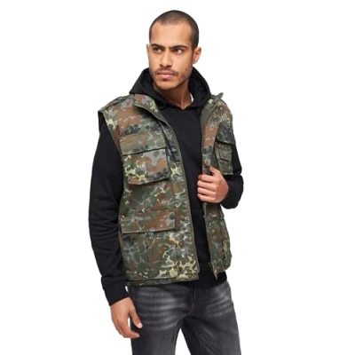 Abbildung von Brandit Ranger Weste, Herren, Größe: Small, Flecktarn