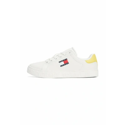 Abbildung von Tommy Jeans LOGO Outsole Sneaker low, Damen, Größe: 35, Yellow dahlia Schuhe