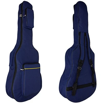 Abbildung von MINGZE 41 Zoll Gitarrentasche,Gitarren Gig Taschen,Plus Baumwolle dicke wasserdichte verstellbare Schultergurt Gitarre Rucksack, eine Vielzahl von Farben (Blau)
