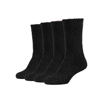 Abbildung von camano Online Women Sustainable COSY Socks 4PACK Socken, Damen, Größe: 35 38, Black mix