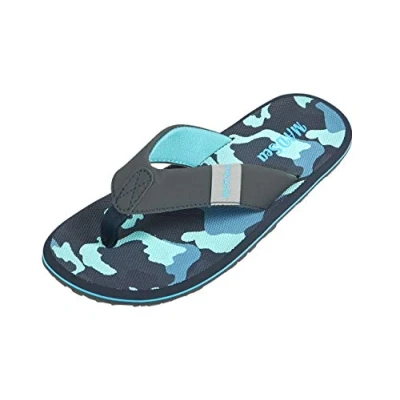 Abbildung von MADSea Herren Zehenstegpantolette Beach Man Flip Flop Zehentrenner Thong Sandale Sommer Strand Camouflage, Farbe:blau/camouflage, Größe:43 EU