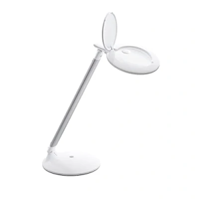 Abbildung von daylight The Company Halo Go 2 Helligkeitsstufen, wiederaufladbar, tragbar, Lupenlampe, 80+ CRI, ideal für die Augenpflege, Farbtemperatur: 6.000 K, Weiß
