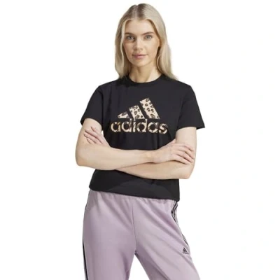 Abbildung von adidas Sportswear Animal Tshirt print, Damen, Größe: Small, Black