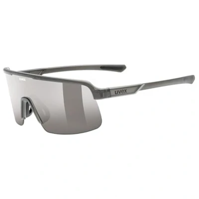 Abbildung von uvex dyrt Sportbrille für Damen und Herren großes Sichtfeld 100% UVA , B, C Schutz mirror smoke gray matt/smoke one size