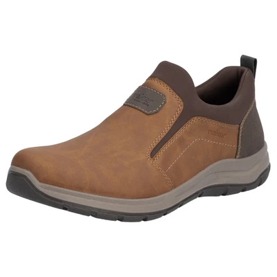 Abbildung von Rieker Herren Slipper 03650, Männer Slip On, lose Einlage,Halbschuhe,Slides,Schlupfschuhe,schluepfschuhe,Loafer,Slip ons,braun (24),44 EU / 9.5 UK