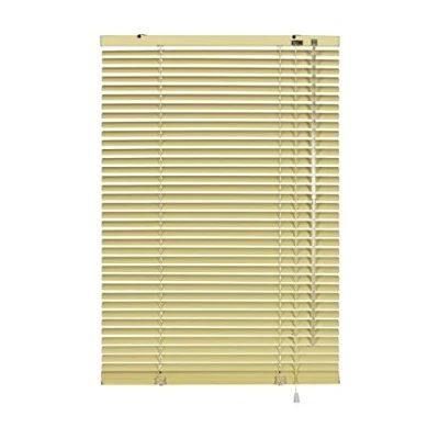 Abbildung von Gardinia Alu Jalousie, Sicht , Licht und Blendschutz, Wand Deckenmontage, Alle Montage Teile inklusive, Aluminium Beige, 40 x 175 cm (BxH) 7844