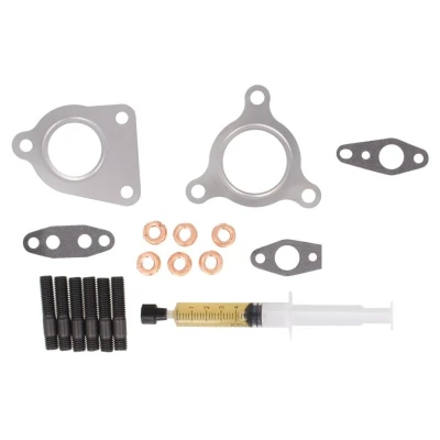 Abbildung von AJUSA JTC11509 Montagesatz, Lader with studs, syringe oil mit Dichtungen Montageanleitung RENAULT: MEGANE 2, ESPACE 4, NISSAN: X Trail