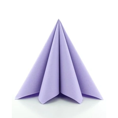 Abbildung von Sovie Linclass Airlaid Servietten Lila 50 Stück hochwertige Einwegservietten 40 x cm Reißfest, Saugstark &amp; Formstabil ideal für Hochzeit Partys