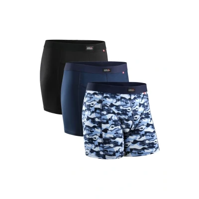 Abbildung von Danish Endurance Classic 3 PACK Panties, Herren, Größe: 3XL, Multicolour black navy blue camouflage