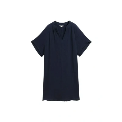 Abbildung von TOM TAILOR Damen 1046467 Kleid, 10668 Sky Captain Blue, 34