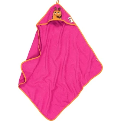 Abbildung von Playshoes Unisex Kinder Frottee Kapuzentuch die Maus 340040, 18 Pink, 100x100cm