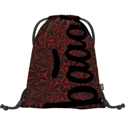 Abbildung von Baagl Sportbeutel Turnbeutel Gymsack Sporttasche Tagesrucksack für Kinder, Größe: One Size, Schwarz
