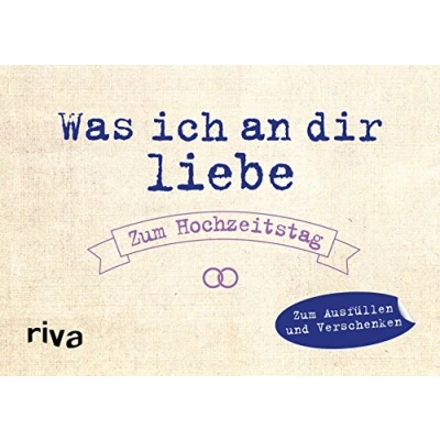 Abbildung von Was ich an dir liebe Zum Hochzeitstag: Ausfüllen und Verschenken