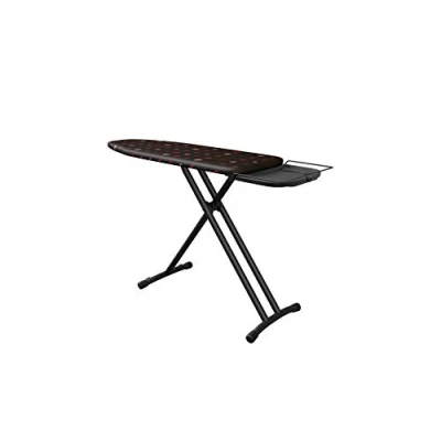 Abbildung von Laurastar Bügelbrett Comfortboard Lips, 38cm x 120cm, 100 % Baumwolle, Für meisten Dampfbügelstationen geeignet ist, Verstellbar höhe, Universal Bügeleisenablage, 7.5Kg, Bequeme Lagerung