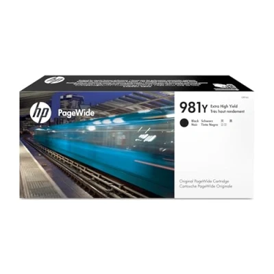 Abbildung von HP 981Y (L0R16A) Schwarz Original PageWide Druckerpatrone mit sehr hoher Reichweite für Enterprise, XXL