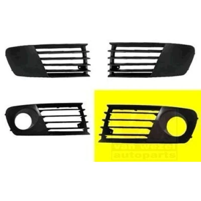 Abbildung von VAN WEZEL 4917593 Lüftungsgitter mit Loch/Löchern für Nebellampen vorne links SEAT: Ibiza 3