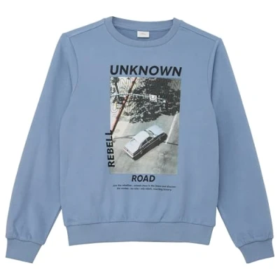 Abbildung von s.Oliver MIT FOTO Sweatshirt für Kinder, Größe: 170/176, Blassblau