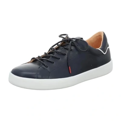 Abbildung von Think! Herren Joeking Chromfrei Gegerbte Nachhaltige Wechselfußbett Sneaker, Navy Kombi 8010, 43 EU