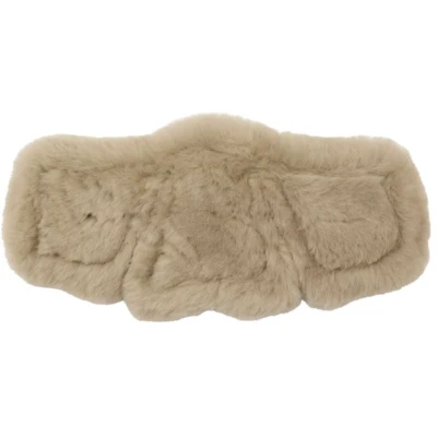 Abbildung von Stübben Sattelgurtschoner Equi Soft Lambskin Beige/Braun 40 45cm