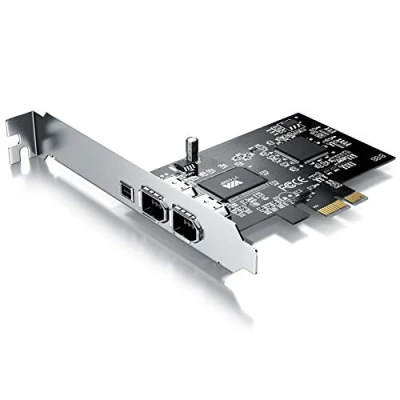Abbildung von CSL PCI Firewire Karte Erweiterungskarte E 3 Anschlüsse 1394a Controller 2 x 6 Pin und 1 4 für Desktop PC