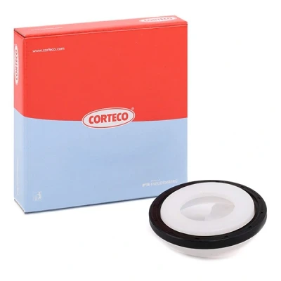 Abbildung von CORTECO 20029117B Kurbelwellendichtring mit Montagehülsen getriebeseitig PTFE (Polytetrafluorethylen) AUDI: A6 C6 Avant, A4 B7 Allroad C5