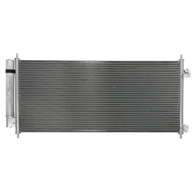 Abbildung von BOSCH 1 986 AD2 234 Klimakondensator mit Stickstofffüllung Trockner, Montageanleitung, ohne Dichtring 15,5mm 10,2mm 745mm R1234yf, R134a