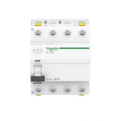 Abbildung von Schneider Electric Fehlerstrom Schutzschalter FI SCHALTER ACTI9 IID 4P 40A 30MA TYP A, A9Z21440