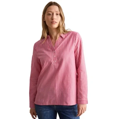 Abbildung von Cecil Gestreifte Oxford Bluse, Damen, Größe: XS, Blau