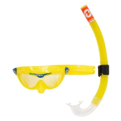Abbildung von AQUALUNG Combo Mix , Tauchmaske + Schnorchel für Tauchen, Wassersport und Schnorcheln Kinder ab 4 Jahren mit UV Schutz, Silikondichtung beschlag leckagefreien Gläsern Jungen &amp; Mädchen